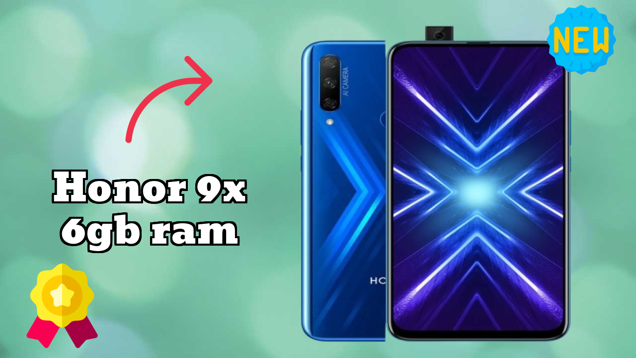 Honor 9X 6GB RAM Display Analysis: 6.59 Inches (16.74 Cm) Screen