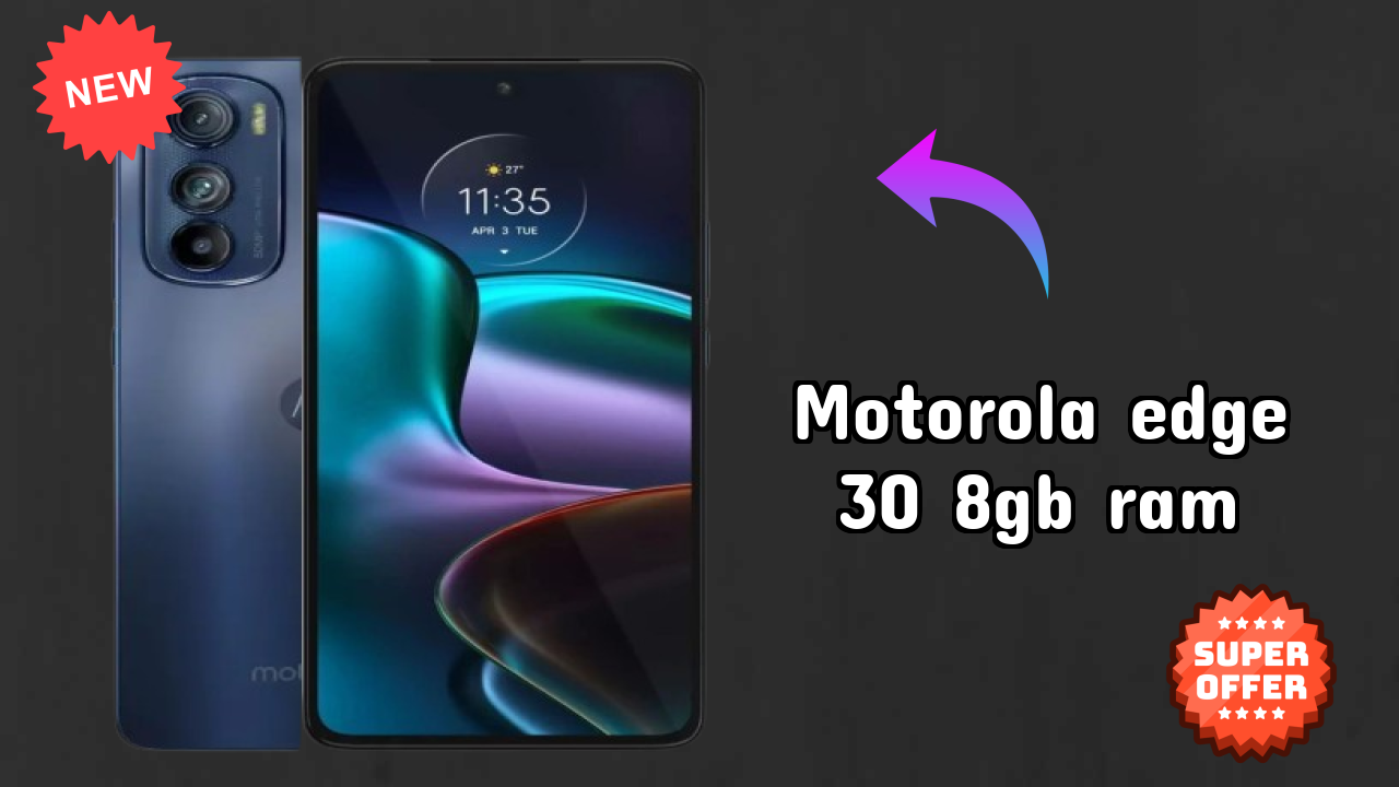 Motorola Edge 30 8GB RAM Camera Quality: 50 MP + 50 MP + 2 MP Rear Camera Low Light