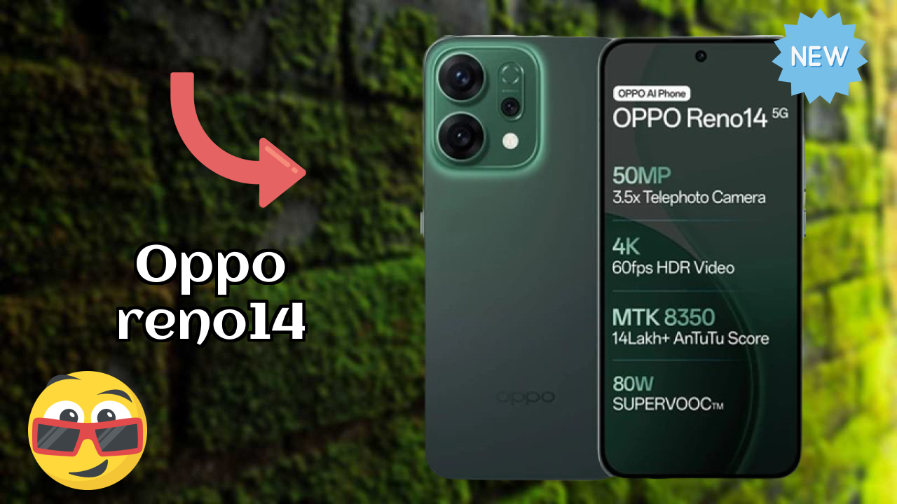 OPPO Reno14 at ₹37,998 - Best Deal Available Now