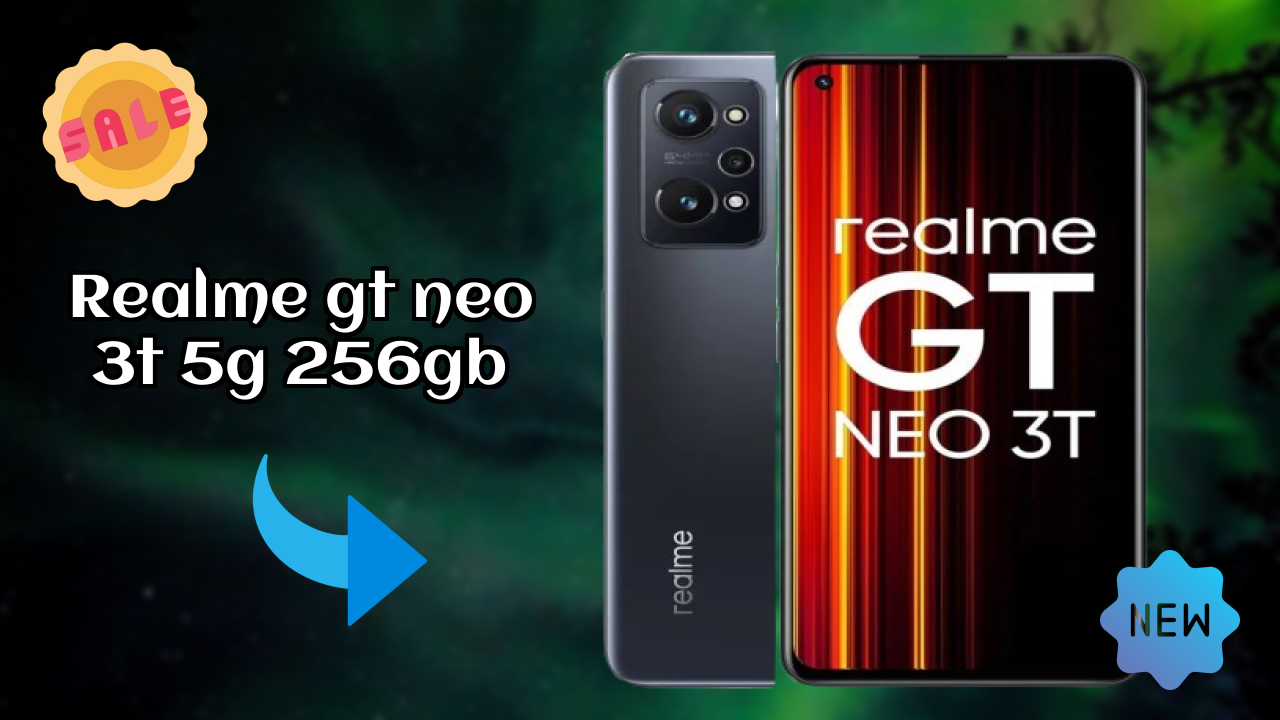 Realme GT Neo 3T 5G 256GB Battery Life: 5000 MAh Charging Speed