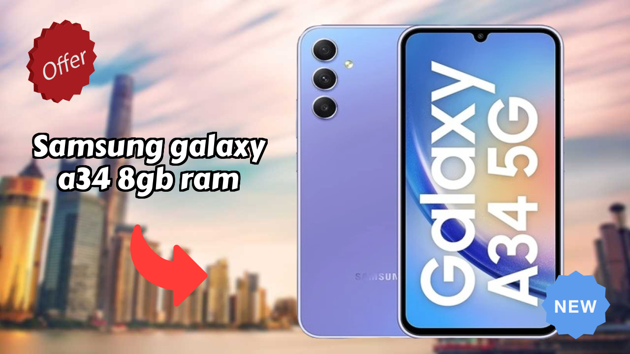 Samsung Galaxy A34 8GB RAM Camera Quality: 48 MP + 8 MP + 5 MP Rear Camera Photo Review