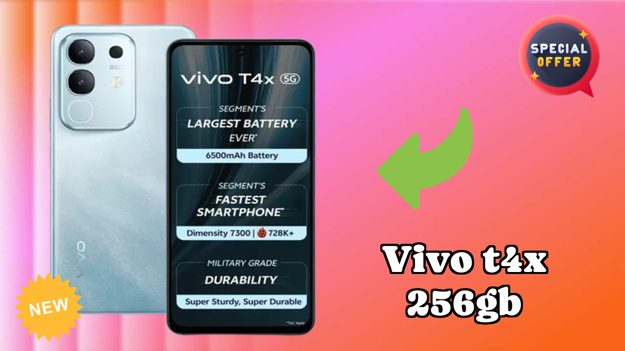 Vivo T4X 256GB Gaming Test: MediaTek Dimensity 7300 FPS Performance